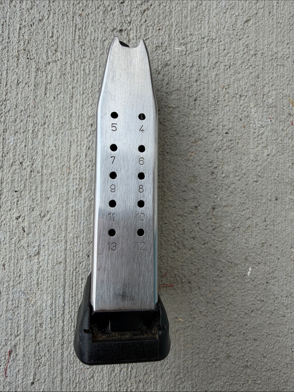 Springfield armory Silver Metal Magazine - 13-Round Capacity